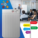 Transcritor de áudio Smart Note da Newyes, leitor e gravador de áudio preto com funcionalidade de transcrição inteligente.