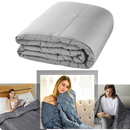 Couverture lestée gris foncé de 122x183 cm, 7 kg, pour thérapie par pression profonde, de la marque Nex, en literie.