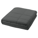 Couverture lestée Nex en gris foncé de 122x183 cm, 7 kg, pour thérapie par pression profonde, adaptée pour moins de 70 kg.