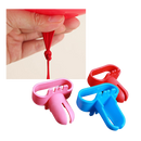 Attache-baloons da Nicexmas, artigo de festa para fixar balões, com detalhes coloridos e resistentes, ideal para decorações festivas.