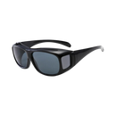 Óculos de sol WMtec para condução noturna com lentes de clareza, design preto para melhor visão em condições de baixa luz.