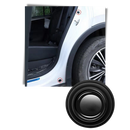 Conjunto de 10 amortecedores de porta de carro em silicone preto da marca Niileel para manutenção e decoração de veículos