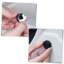 Conjunto de 10 amortecedores de porta de carro em silicone preto, para manutenção e decoração de veículos, marca Niileel.