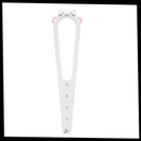 Loquet de porte branco e laranja da Nogis, inovador para gatos, com design de verrous e loquets para segurança e facilidade de uso