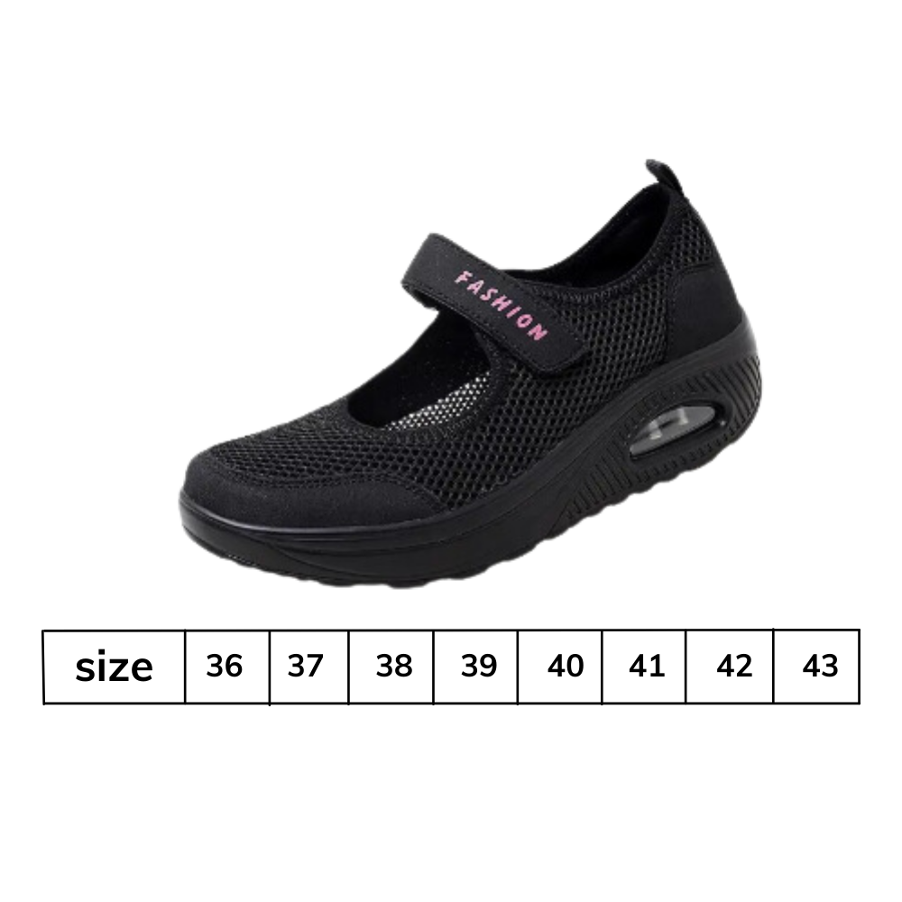 Tênis ortopédico antideslizante Daeful, sapatos confortáveis com sola antiderrapante, ideal para suporte e segurança dos pés.