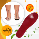 Tênis ortopédico antideslizante Daeful, calçado confortável para manter os pés secos e seguros.