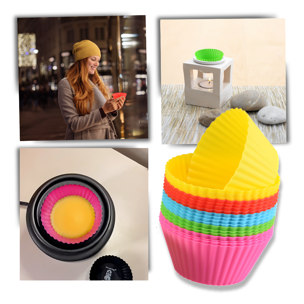 Forro de silicone antiaderente e resistente ao calor da Xiaowenjing, acessório para perfumes de interior, com superfície durável.