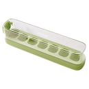Forma de silicone antiaderente para cubos de gelo na cor verde, utensílios de cozinha da marca Binduo.