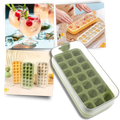 Forma de silicone antiaderente para cubos de gelo da marca Binduo, utensílios de cozinha para fazer gelo facilmente.