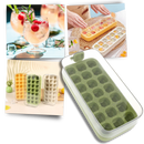 Forma de silicone antiaderente para cubos de gelo da marca Binduo, utensílios de cozinha para fazer gelo facilmente.