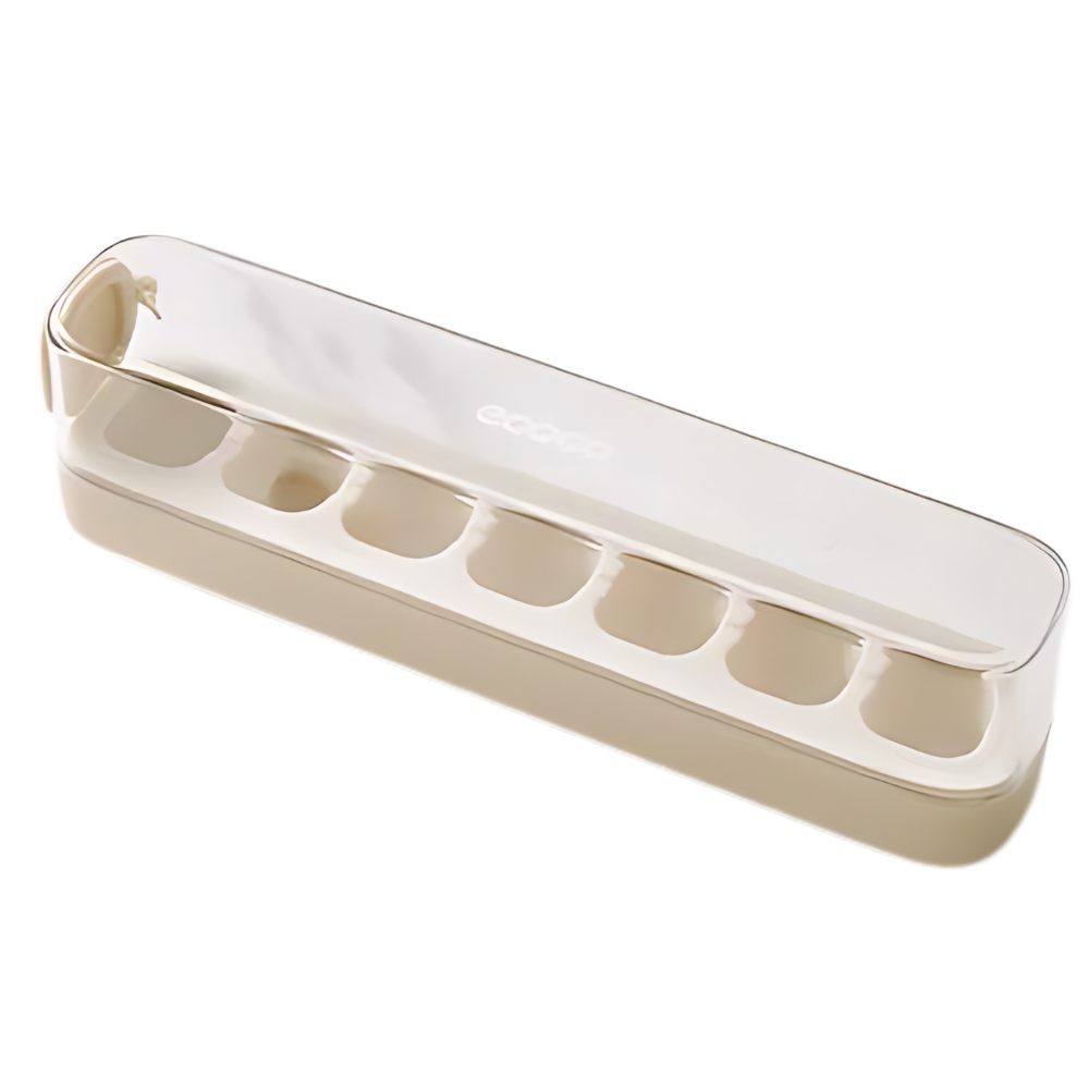 Forma de silicone antiaderente para cubos de gelo da marca Binduo, bandeja branca para utensílios de cozinha.
