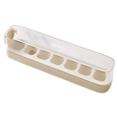 Forma de silicone antiaderente para cubos de gelo da marca Binduo, bandeja branca para utensílios de cozinha.