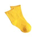 Meias sem costura e não apertadas da Spdoo em amarelo, confortáveis e sem costuras para uso diário.
