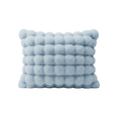 Capa antideslizante para sofá de pelúcia macia, marca Jienlioq, na cor azul, medida 30x50 cm, ideal para proteger e decorar.