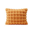 Capa antiderrapante para sofá de pelúcia confortável da marca Jienlioq, na cor laranja, com medidas de 30x50 cm.