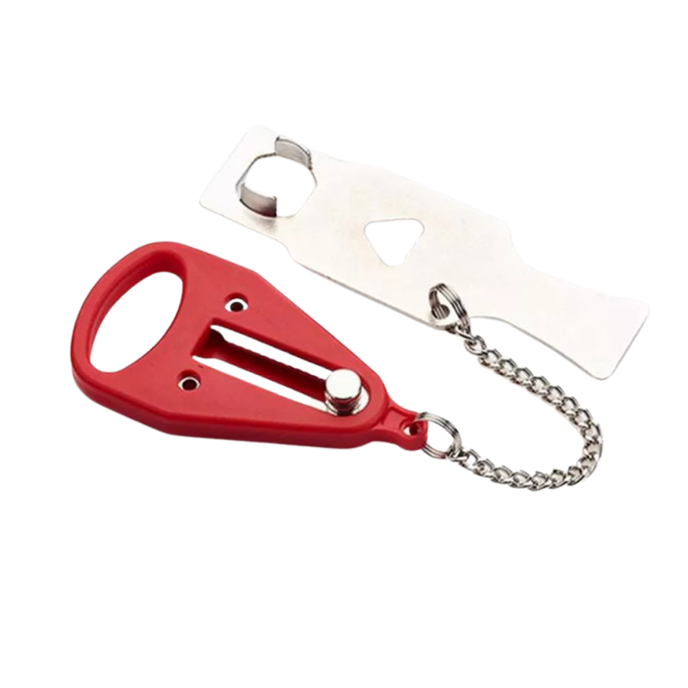 Serrure de porte portative Norsk, serrure et clé, lock portátil para segurança de portas, resistente e fácil de usar.