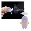 Cuillère nettoyante lumineuse Nuolux pour oreilles de bébé, outil doux pour le soin des oreilles des nourrissons.