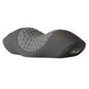 Coussin térmico Nursal para aliviar dores cervicais, em tecido cinza escuro, ideal para massagem e relaxamento.