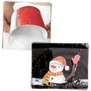 Autocollant de Noël pour essuie-glace Oak Leaf, pièce détachée pour véhicule avec motif Père Noël.