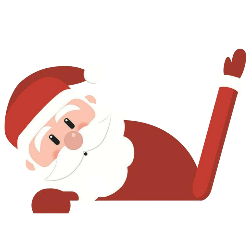 Autocolante de Natal para limpador de para-brisa da Oak Leaf, decoração temática de Papai Noel para veículos.