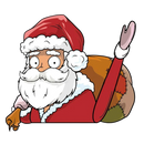 Autocolante de Natal para limpador de para-brisa da marca Oak Leaf, decoração festiva para veículos no Natal.