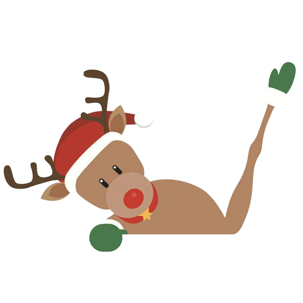 Autocolante de Natal para limpador de para-brisa da Oak Leaf, com tema de Papai Noel para veículos.