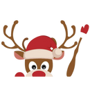 Autocolante de Natal para limpador de para-brisa da marca Oak Leaf, com desenho de Papai Noel para veículos.