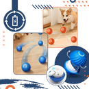 Bola para cachorro Meterk com obstáculos de evitamento, acessório para treinamento e entretenimento de cães.