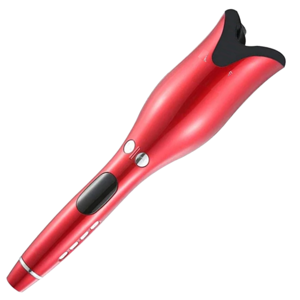 Fiador de cabelo azul da Odomy, ferro de ondular automático para modelar cabelos com facilidade e precisão.