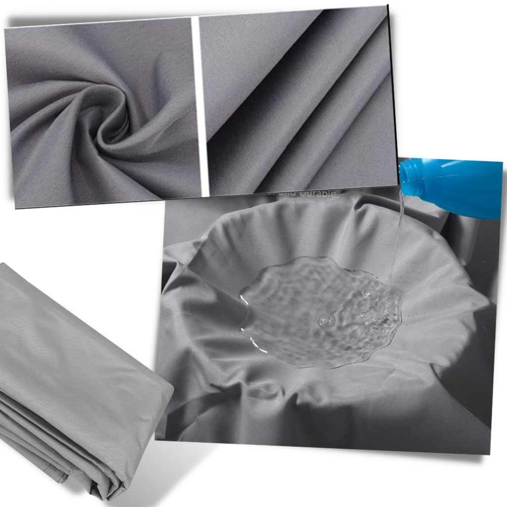 Sombrinha de proteção retangular cinza da marca Oiens para uso externo, resistente às intempéries e ideal para áreas ao ar livre.