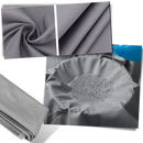 Sombrinha de proteção retangular cinza da marca Oiens para uso externo, resistente às intempéries e ideal para áreas ao ar livre.