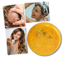 Barra de shampoo e condicionador naturais Onhuon para cuidado dos cabelos, com ingredientes de canela.