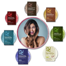Barra de shampoo e condicionador naturais da Onhuon para cuidado capilar, com ingredientes de canela.