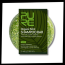Barra de shampoo e condicionador natural Onhuon para cuidado dos cabelos, com aroma de canela e ingredientes sustentáveis.