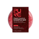Barra de shampoo e condicionador natural Onhuon para cuidados capilares, com ingredientes de canela, em embalagem sustentável