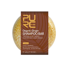 Barra de shampoo e condicionador naturais Onhuon para cuidado capilar, com ingredientes de canela, em embalagem sustentável.