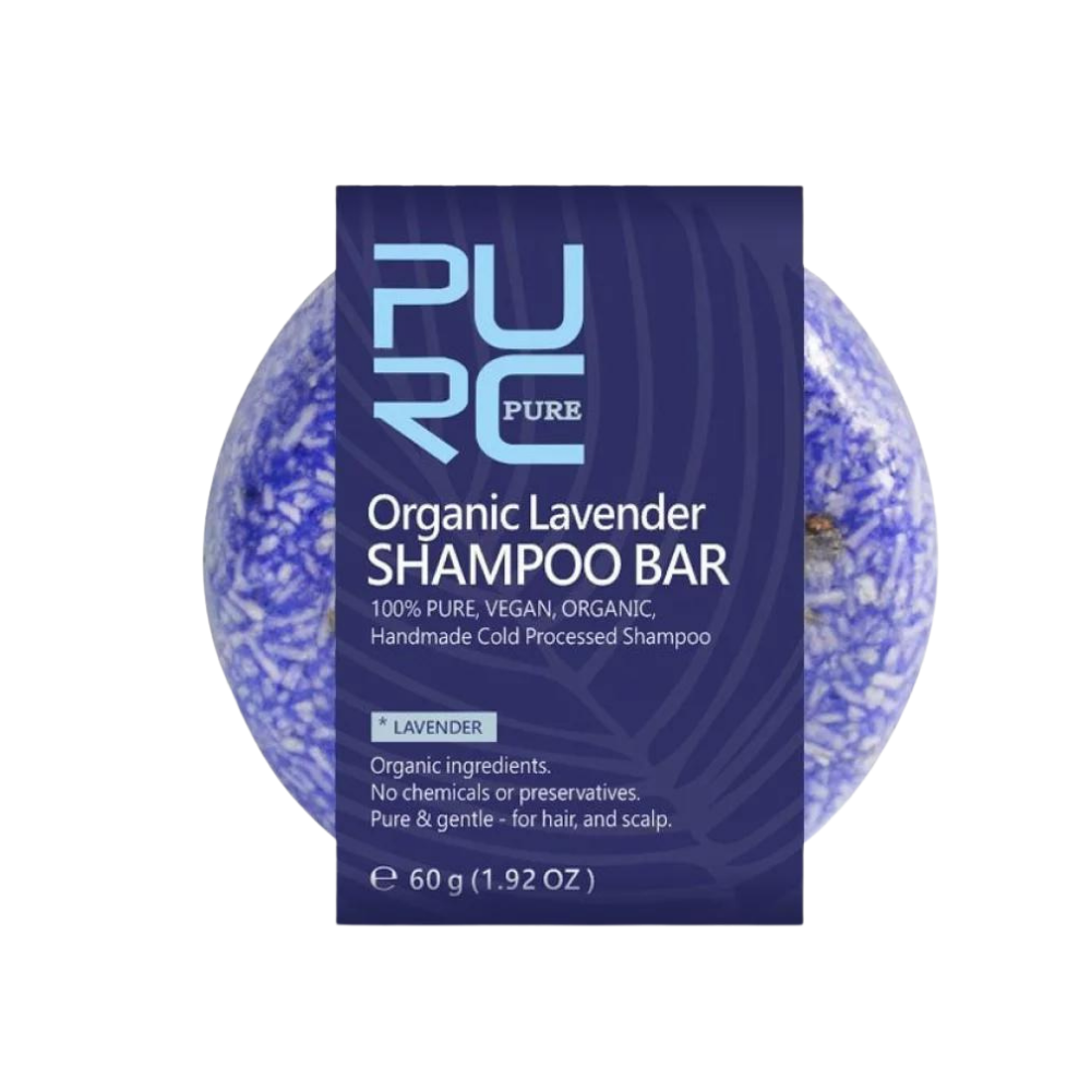 Barra de shampoo e condicionador natural Onhuon para cuidado capilar, com essência de canela, visível na imagem.