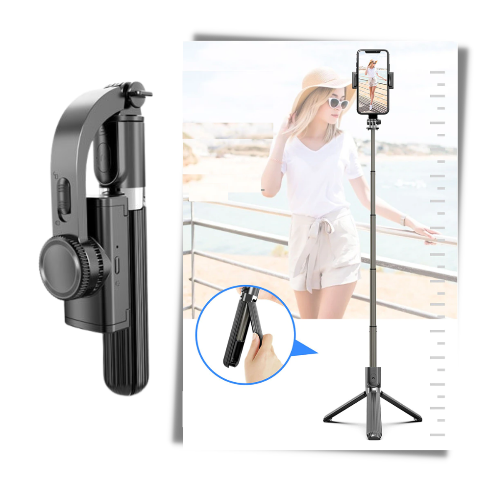 Trépied de telefone 3-em-1 Onleny Dayfuli para videoconferências, fotos e gravações com suporte ajustável.