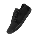 Sapatos de caminhada confortáveis e largos da Cerythrina, com design aberto e solado antiderrapante, em cor preta.