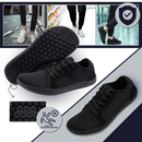 Sapatos de caminhada largos e confortáveis da Cerythrina, com design aberto e sola antiderrapante para maior estabilidade.