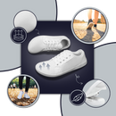 Sapatos de caminhada largos e confortáveis da Cerythrina, com design aberto e ideal para uso diário confortável.