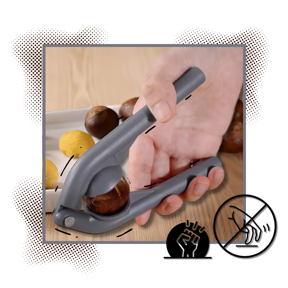 Casse-nozes otimizado da Namotu, utensílio de cozinha para abrir nozes com conforto e controle.