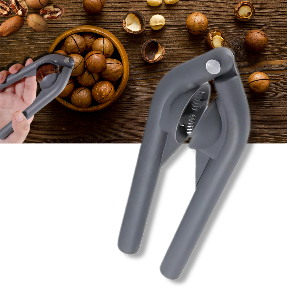 Casse-nozes otimizado da Namotu, utensílio de cozinha para abrir nozes facilmente, com design compacto e ergonômico.