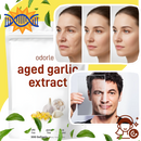 Gélules moles com extrato de alho orgânico da Bulksupplements, suplemento vitamínico para animais de estimação.