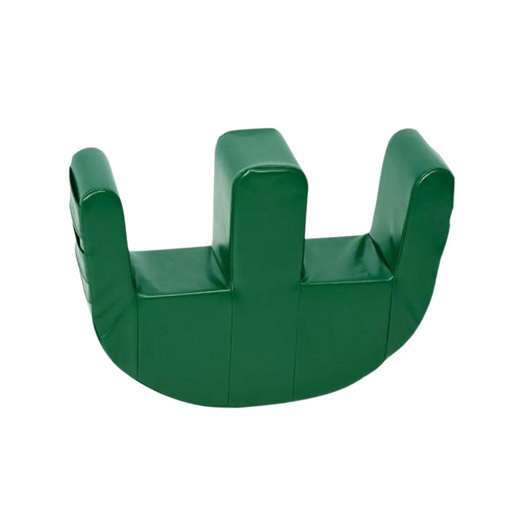 Travesseiro ortopédico rolante verde da Gazechimp para mobilidade e acessibilidade, ideal para conforto e suporte na cama