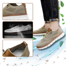 Sapatos ortopédicos respirantes Upioiwer com suporte de arco para conforto e pés frescos o dia todo.