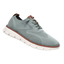 Sapatos ortopédicos respirantes Upioiwer com suporte de arco, cor verde claro, ideal para conforto e saúde dos pés.