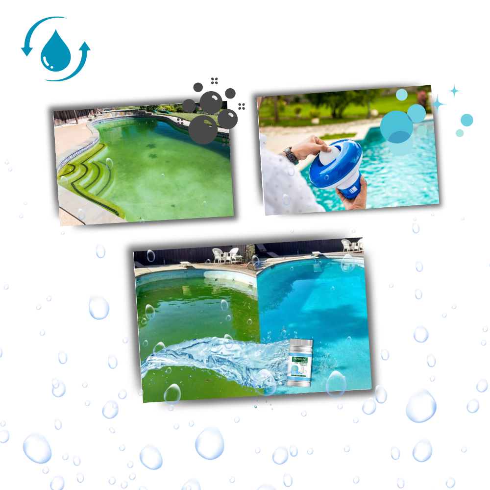 Tabletes de cloro extra purificantes para piscina Ostrifin, acessório para piscinas e spas, embalagem de 50 g.