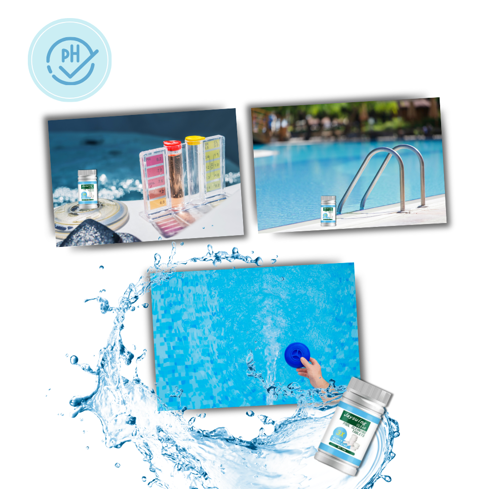 Tabletes de cloro extra purificantes para piscina Ostrifin, acessório para piscinas e spas, embalagem de 50g.