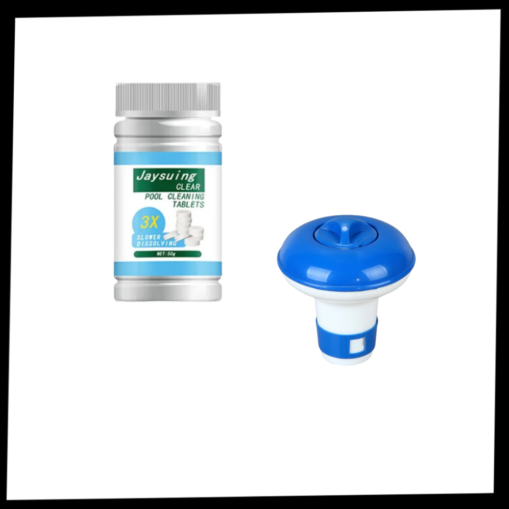Tabletes de cloro extra purificantes da Ostrifin para piscinas, embalagem de 50 g, acessório para manutenção de piscinas e spas